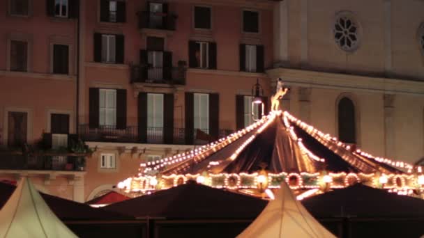 Giratorio Merry-go-round — Vídeo de stock