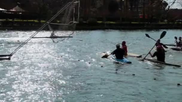 Canoe Polo 6 — Stock Video