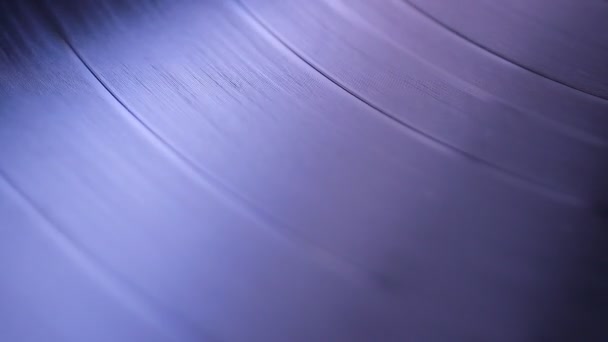 Spřádání vinyl záznam — Stock video