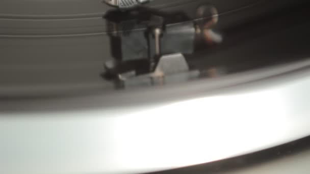 Spřádání vinyl záznam — Stock video