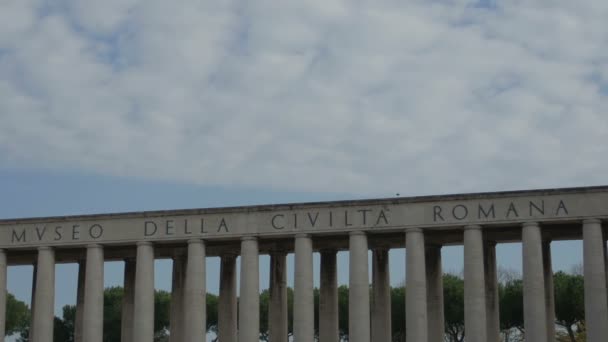 Římská civilizace muzeum — Stock video