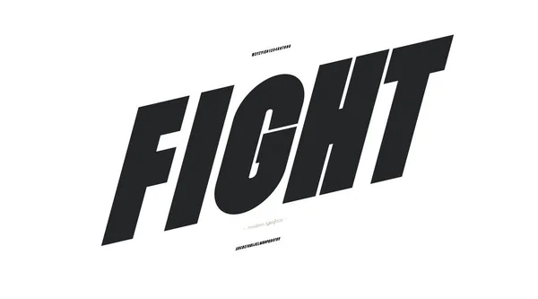 Vector betűtípus bold style black color modern typography — Stock Vector