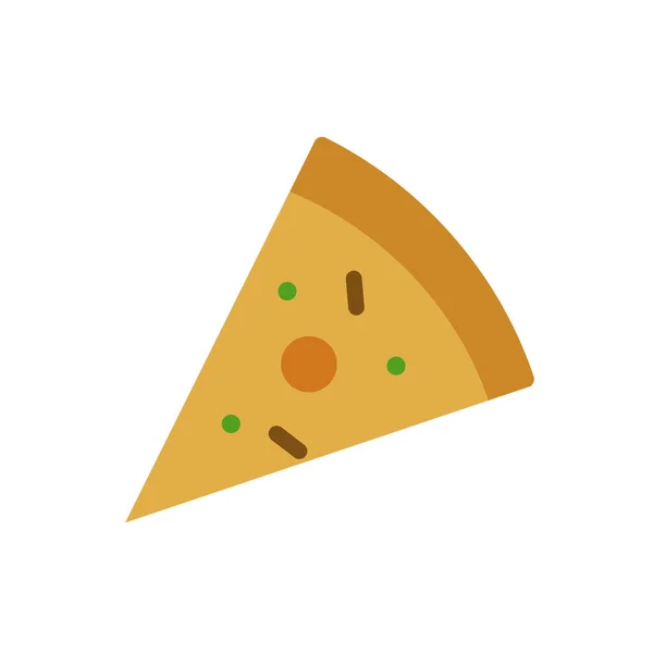 PIzza vector icon color style — 스톡 벡터