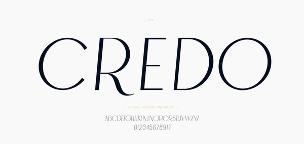 Fonte elegante sans serif italic estilo moderno tipografia —  Vetores de Stock