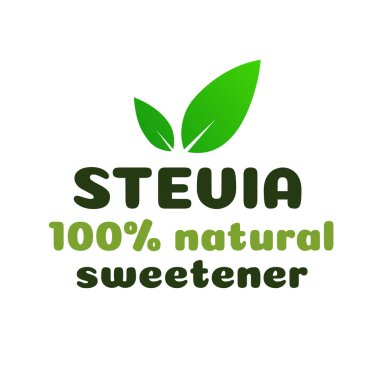 Stevia sembolü doğal tatlandırıcı yerine bırakır