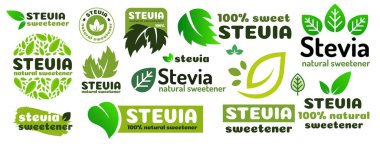 Stevia sembol vektör kümesini bırakır