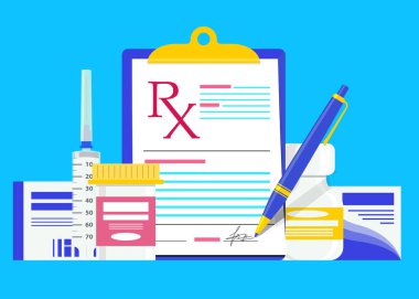 İlaç tedavisi haplarıyla reçeteli ilaç