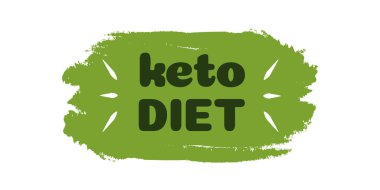Keto dostu beslenme vektörü sembolü