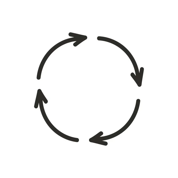 循环向量符号手绘风格 — 图库矢量图片