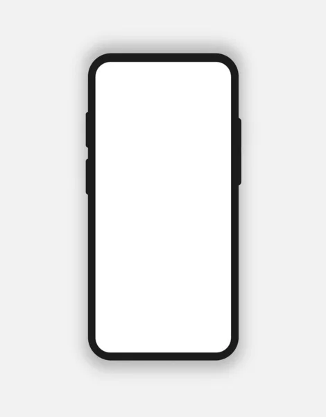 Smartphone mockup izolované na pozadí — Stockový vektor