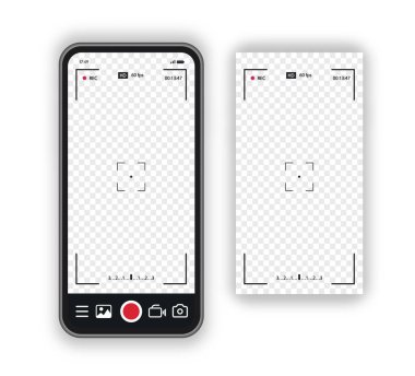 Hareket eden telefon ile kayıt frame fotoğraf makinesi