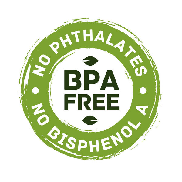 BPA free vector certificate label