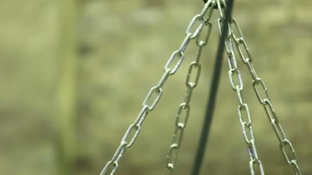 Zand schimmel voorbereiden gieten — Stockvideo