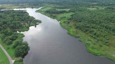 nehir erial görünümünde Köyü