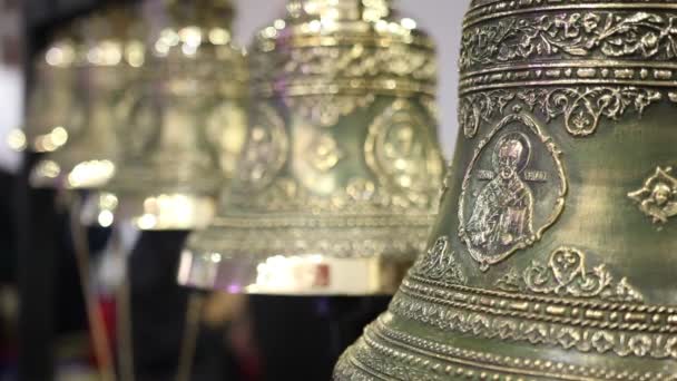 Russian Orthodox bells — Stock Video