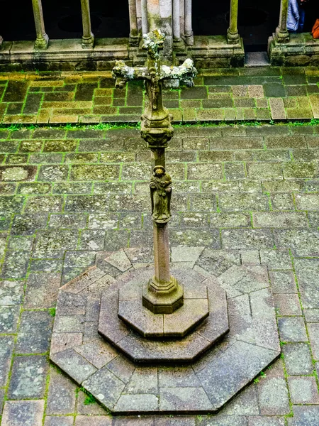 Cathédrale Romane Porto Située Sur Une Colline Avec Intérieur Semblable — Photo