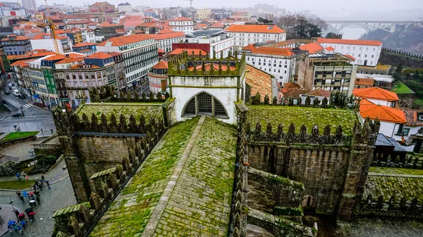 Панорамный Вид Города Порту — стоковое фото