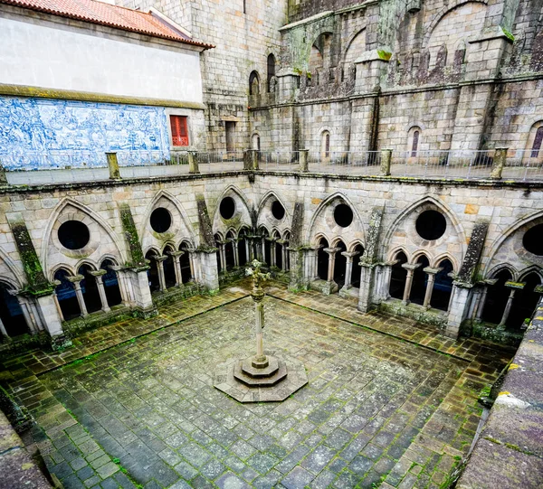 Catedral Românica Porto Localizada Numa Colina Com Interior Semelhante Uma — Fotografia de Stock