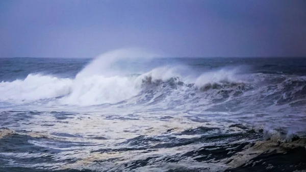 Onde Increspate Dal Vento Giorno Tempestoso — Foto Stock