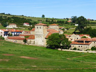 SANTILLANA DEL MAR IN CANTABRIA clipart