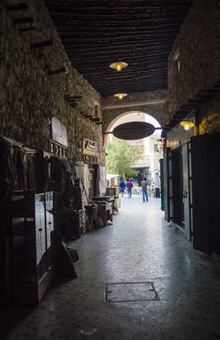 Doha, Katar - Mart 13: Pazar yerinde Doha