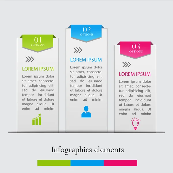 Infographics business elements — Stock Vector