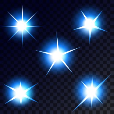 Stars, lights and sparkles
