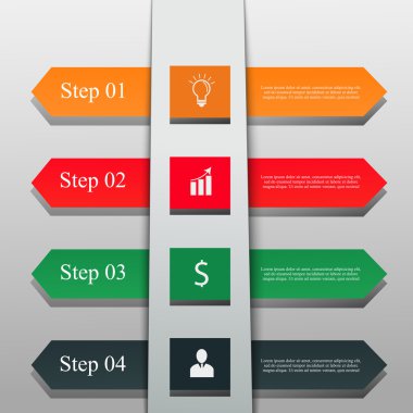 Modern Infographic afiş