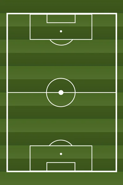 Terrain de football texturé — Image vectorielle