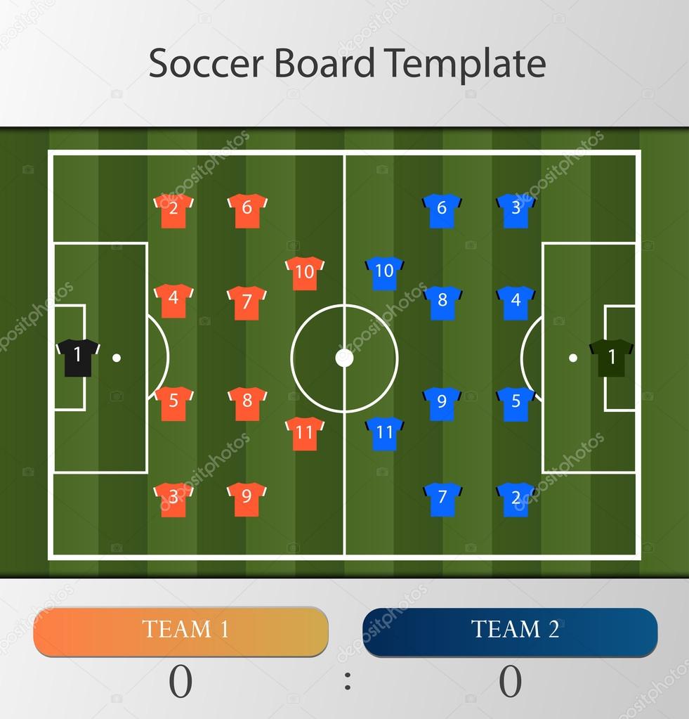 Soccer board template