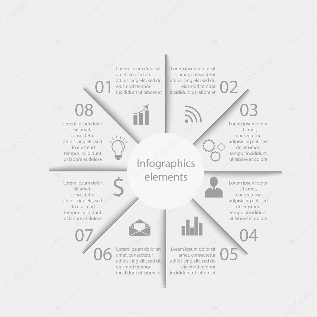 Infographics business elements