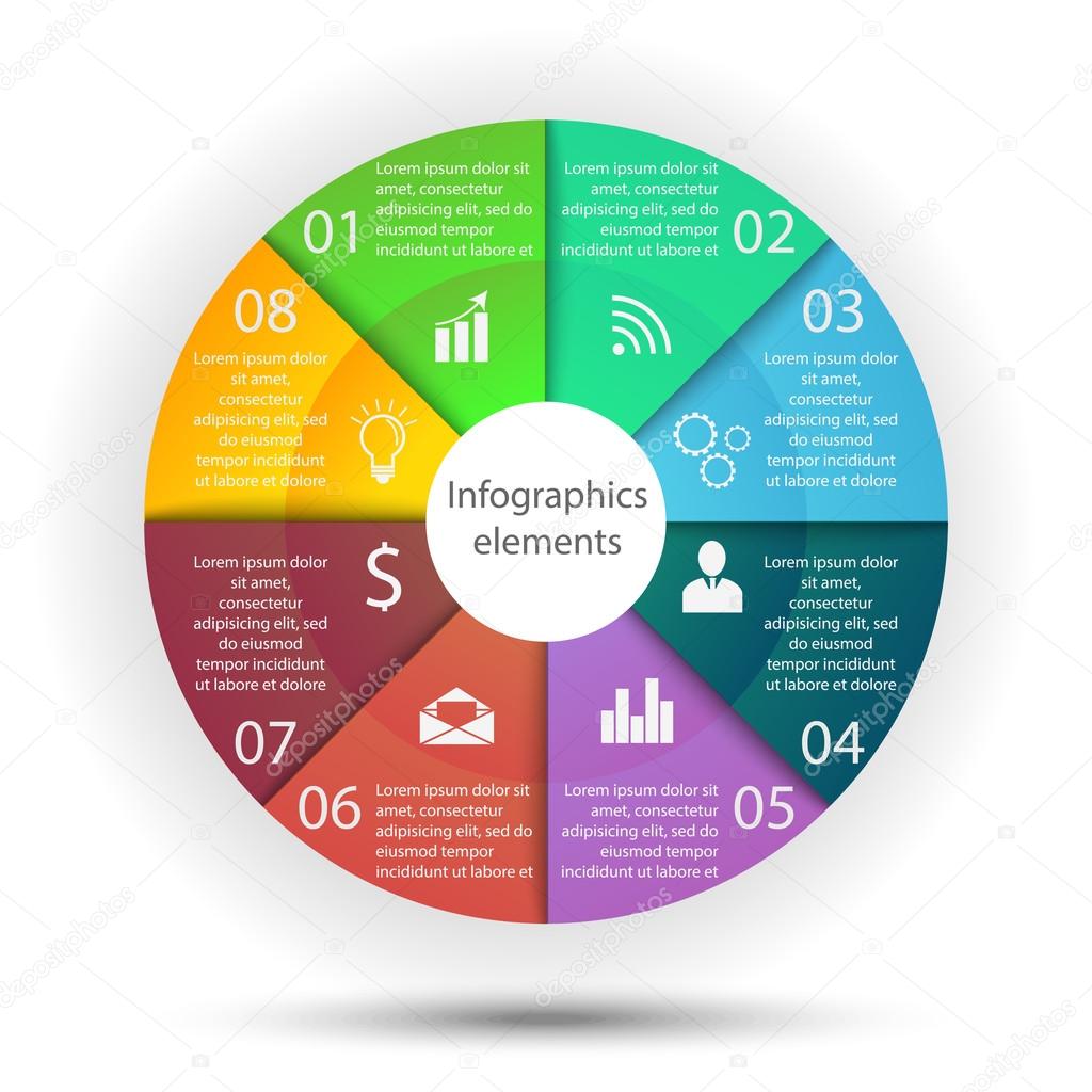 Infographics business elements