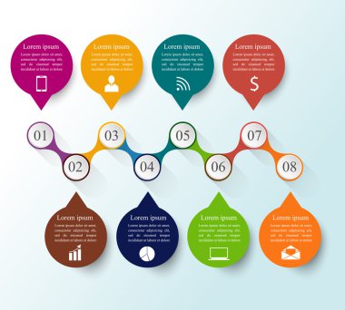 infographics tasarım şablonu