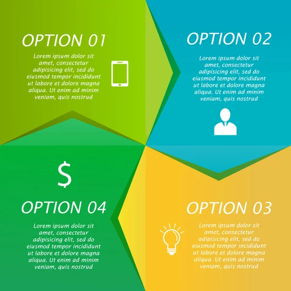 Modelo de negócio de infográficos — Vetor de Stock