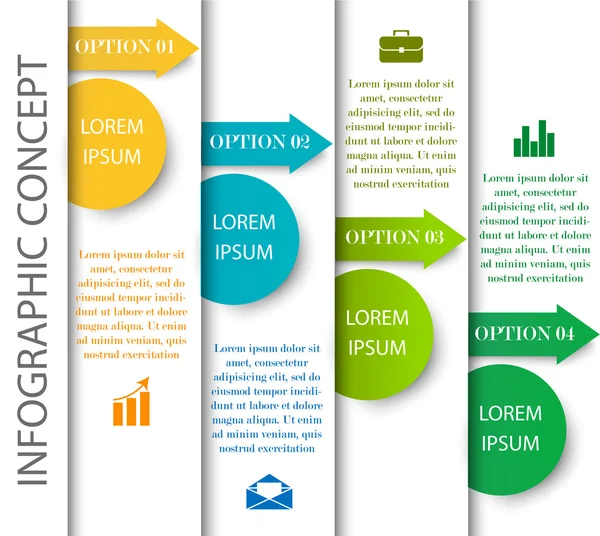 Infographic bedrijfsconcept — Stockvector