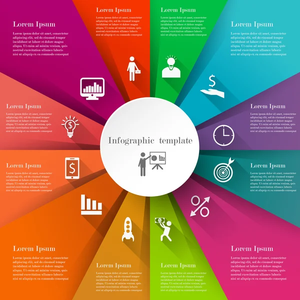 Infographic iş şablonu