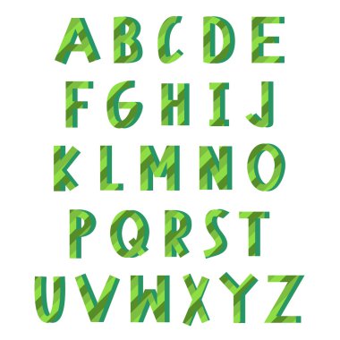 Yeşil Eko alfabesi