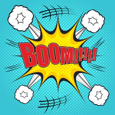 Boom komik kabarcık