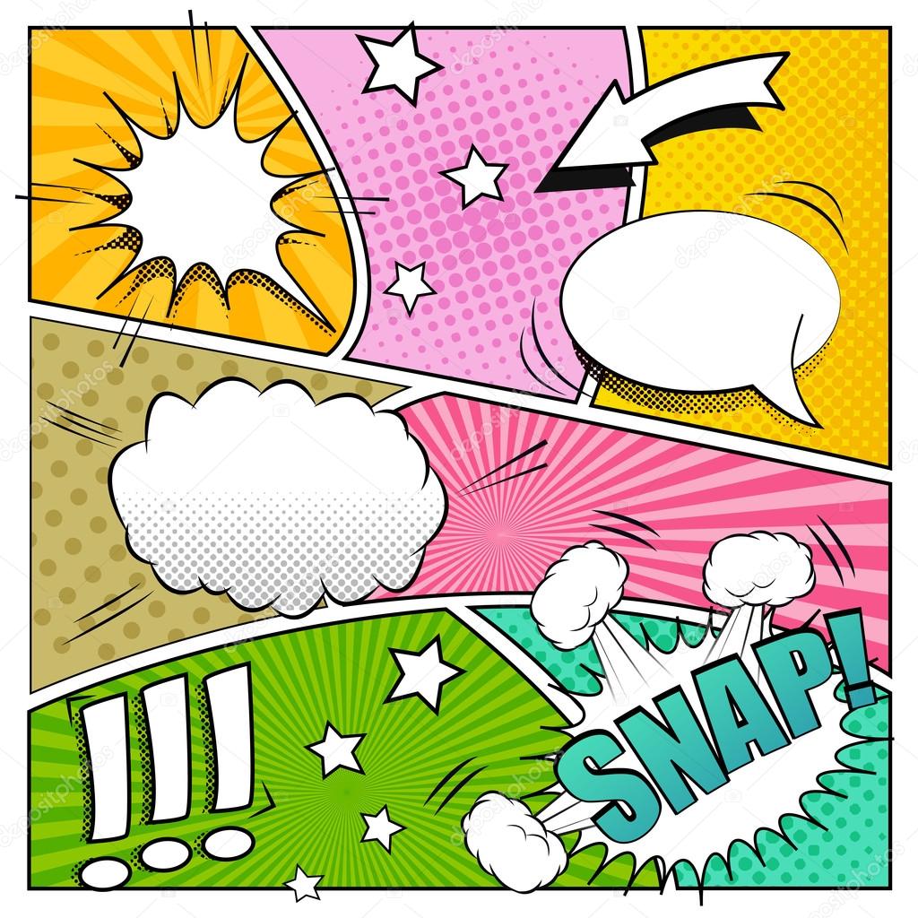 Smash Comic Book Style Expression Stock Illustration - Download