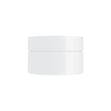 Krem izole üzerinde beyaz arka plan için ambalaj.