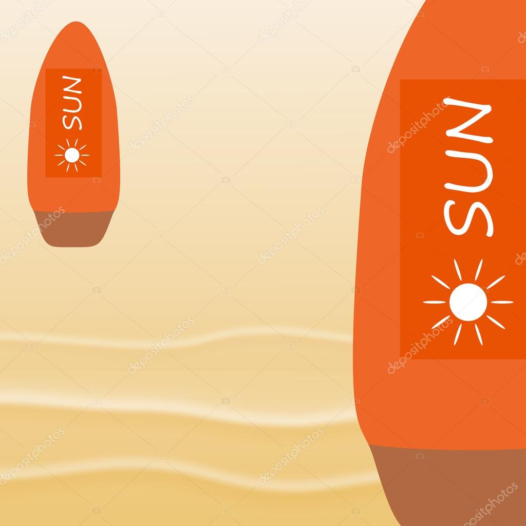 Cosmetic packaging for sun protect spray, suntan oil and other product.