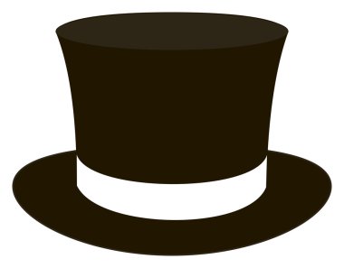 Siyah silindir şapka