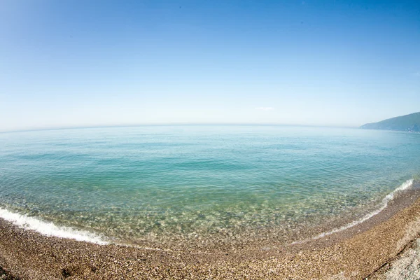 Черное море в Абхазии. Гагра — стоковое фото