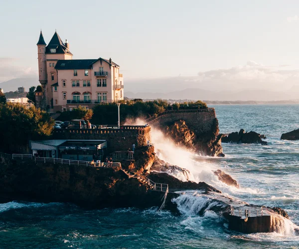 Coast in Biarritz. France — Stock Photo, Image