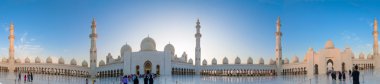 Sheikh Zayed Camisi, Panorama, 3d, tam daire geldi, Camii, Abu Dabi beyaz