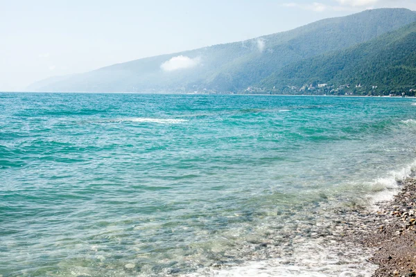 Schwarzes Meer in Abchasien — Stockfoto