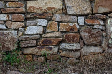 photo of an old stone wall. background. textures
