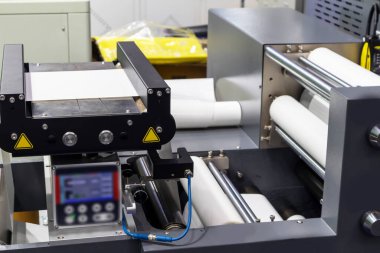 Manufacturing machinery in the carton industry, plastic sheet printing in the packaging industry, color printing in the print media industry.