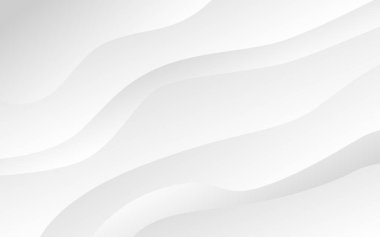 Kavisli çizgilerin akışı soyut arkaplan, arkaplan ışığı beyaz dalga, 2d illüstrasyon