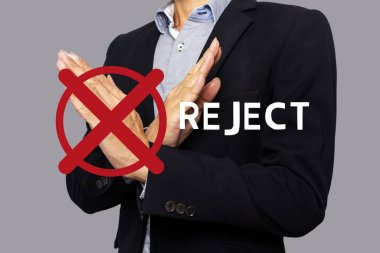 The idea of a businessman rejecting business terms and not agreeing to do business.